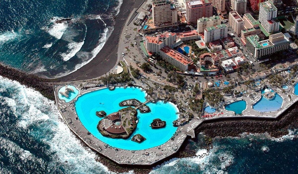 Palmeras Playa Studio: Pools, Beach, Sun & Shore Puerto de la Cruz Kültér fotó